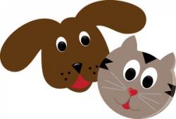 Pet Clipart ,a Cute Dog and Cat clipart - Clip Art Library