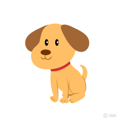 Cute Puppy Clipart Free Picture｜Illustoon