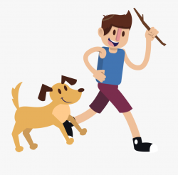 Puppy Dog Boy Pet Clip Art - Boy With Dogs Animated ...