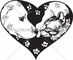 I Heart Pets | Production Ready Artwork for T-Shirt Printing
