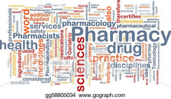 Stock Illustration - Pharmacy background concept. Clipart ...