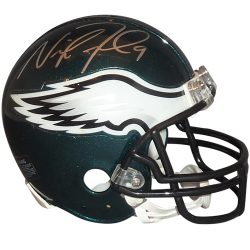 Nick Foles Autographed Philadelphia Eagles Mini Helmet - Palm Beach ...