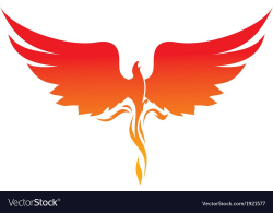 Phoenix logo Royalty Free Vector Image - VectorStock | Bản ...