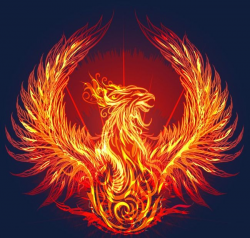 Flaming Phenix, Pink Fire, Flying Phoenix, Flame PNG ...