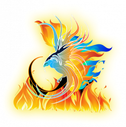 Get Personal | Flaming Phoenix illustration | Visualartzi