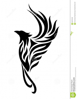 Phoenix Tattoo Clipart Stock Illustration - Image: 64873448 ...