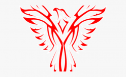 Phoenix Flag Clipart Red - Blue Phoenix Bird Logo #1628352 ...