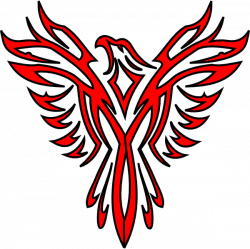 Red Phoenix Clip Art at Clker.com - vector clip art online, royalty ...