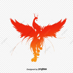 Phoenix Flame Red God Beast, Flame, Light Red, Phoenix PNG ...