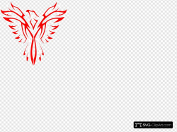 Red Phoenix Clip art, Icon and SVG - SVG Clipart