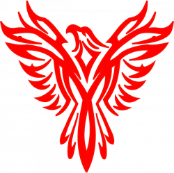 Red Phoenix Clip Art at Clker.com - vector clip art online, royalty ...