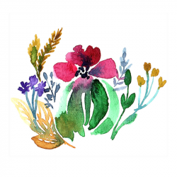 Whimsical Floral & Cacti Watercolor Workshop -