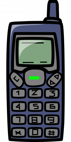 Mobile telephone clipart collection