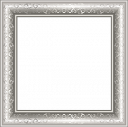 Silver Transparen PNG Photo Frame with Ornaments | منتدى مدينة قطنا ...