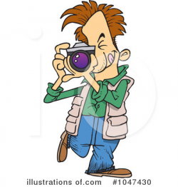 Photographer Clipart #1047430 - Illustration by toonaday