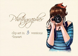 Photographer clip art - photographer illustration, camera clip art ...