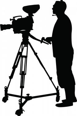 Camera Operator Clip art - Cameraman silhouette 665*1000 transprent ...