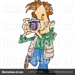 Photographer Clipart #1047430 - Illustration by toonaday