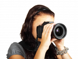 Young Female Photographer Taking Photos PNG Image - PngPix