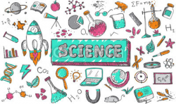 Science Chemistry Physics Biology And Astronomy Education Subject Doodle  Icon Doodle For Presentation Title Or School Education Promotion In  Fundamen ...