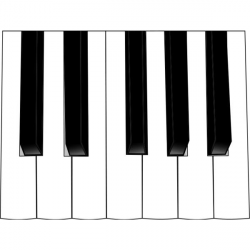 Keyboard and Piano Clipart ❤ liked on Polyvore featuring ...