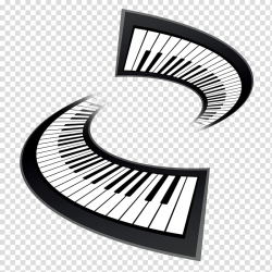 Piano Black and white Musical keyboard, Piano Keyboard ...