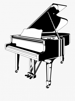 Download - Piano Black And White #130356 - Free Cliparts on ...