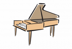 Keyboard Clipart Piano Notes - Piano Clip Art, Transparent ...