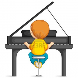 Stock Vector | Music Teaching 2 | Music, Playing piano, Piano