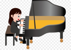 Piano Cartoon clipart - Piano, Music, Keyboard, transparent ...