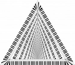 Clipart - Piano Keys Triangle Vortex