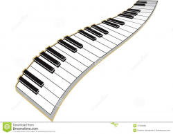 Piano keys clipart Beautiful Piano clipart wavy Pencil and ...