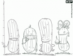 Pickle Coloring Pages Printable | The Pickles: Pickle, Dill ...