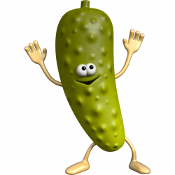 Gaston the Gherkin Stickers, Fruits and Vegetables Stickers for Kids ...
