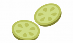 Cucumber Clipart Svg - Clip Art Sliced Pickle - cucumber ...