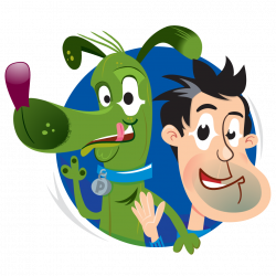 David & Pickledog — David Sones illustration