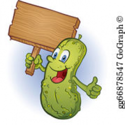 Dill Pickle Clip Art - Royalty Free - GoGraph