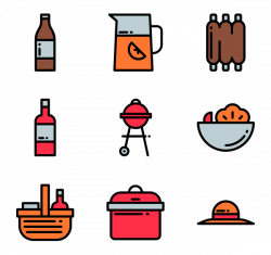 52 picnics icon packs - Vector icon packs - SVG, PSD, PNG, EPS ...
