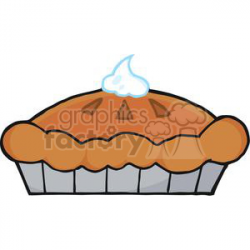 3534-Thanksgiving-Pie clipart. Royalty-free clipart # 381452