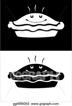 EPS Illustration - Happy pie logo design study. Vector ...