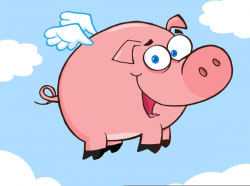 Animated Flying Pig Clipart | Free Images at Clker.com ...