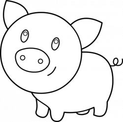 Pig Clipart by Hallow Graphics | appliqué | Cute pigs ...