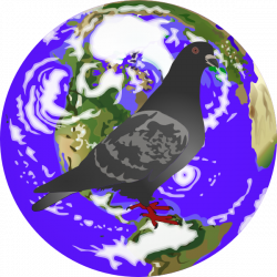 World Racing Homer Pigeon Clip Art at Clker.com - vector clip art ...