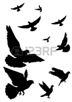 Stock Vector | IsWhatsHotBlood1 | Dove flying, Dove pigeon ...