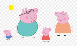 Peppa Pig Family Png Clipart (#454399) - PinClipart
