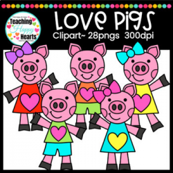Love Pigs Clipart