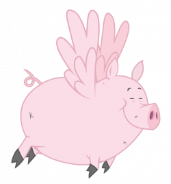 1649556 - animal, artist:korikian, cloven hooves, flying, flying pig ...