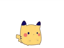 pikachu yellow cute kawaii pokemon tumblr aesthetic fre...