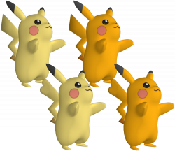 3DS - Pokémon X / Y - #025 Pikachu - The Models Resource