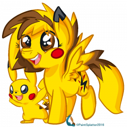 Pikachu by PonyPaintSplatter on DeviantArt